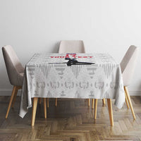 Custom Haiti Football Tablecloth Come on Les Grenadiers White Style
