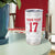 Custom Haiti Football Tumbler Cup Come on Les Grenadiers White Style