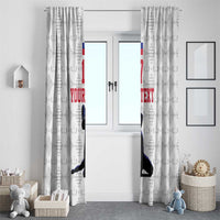 Custom Haiti Football Window Curtain Come on Les Grenadiers White Style