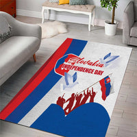 Slovakia Independence Day Area Rug 17th July 1992