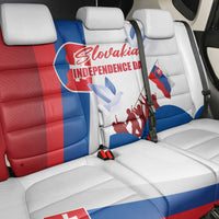 Slovakia Independence Day Back Car Seat Cover 17th July 1992