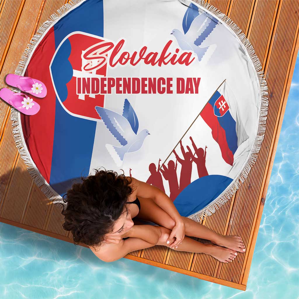 Slovakia Independence Day Beach Blanket 17th July 1992