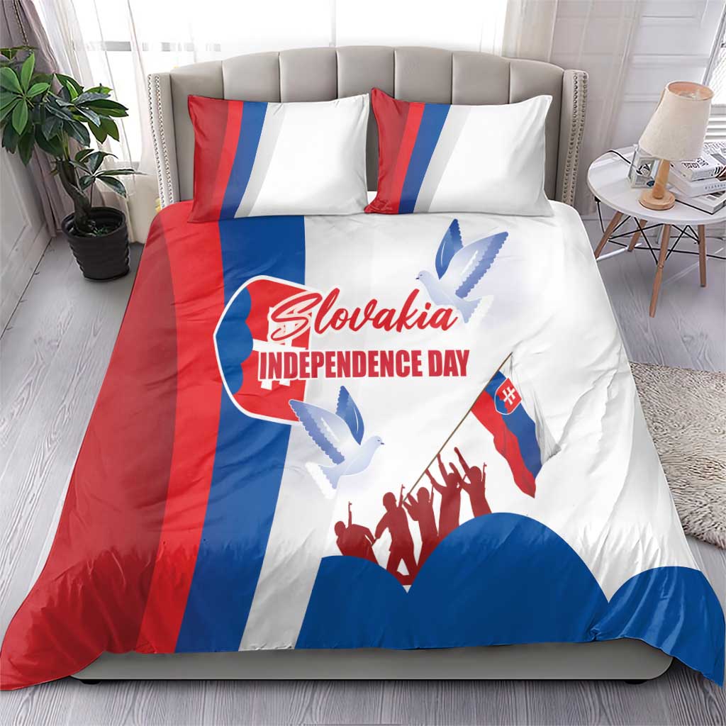 Slovakia Independence Day Bedding Set 17th July 1992