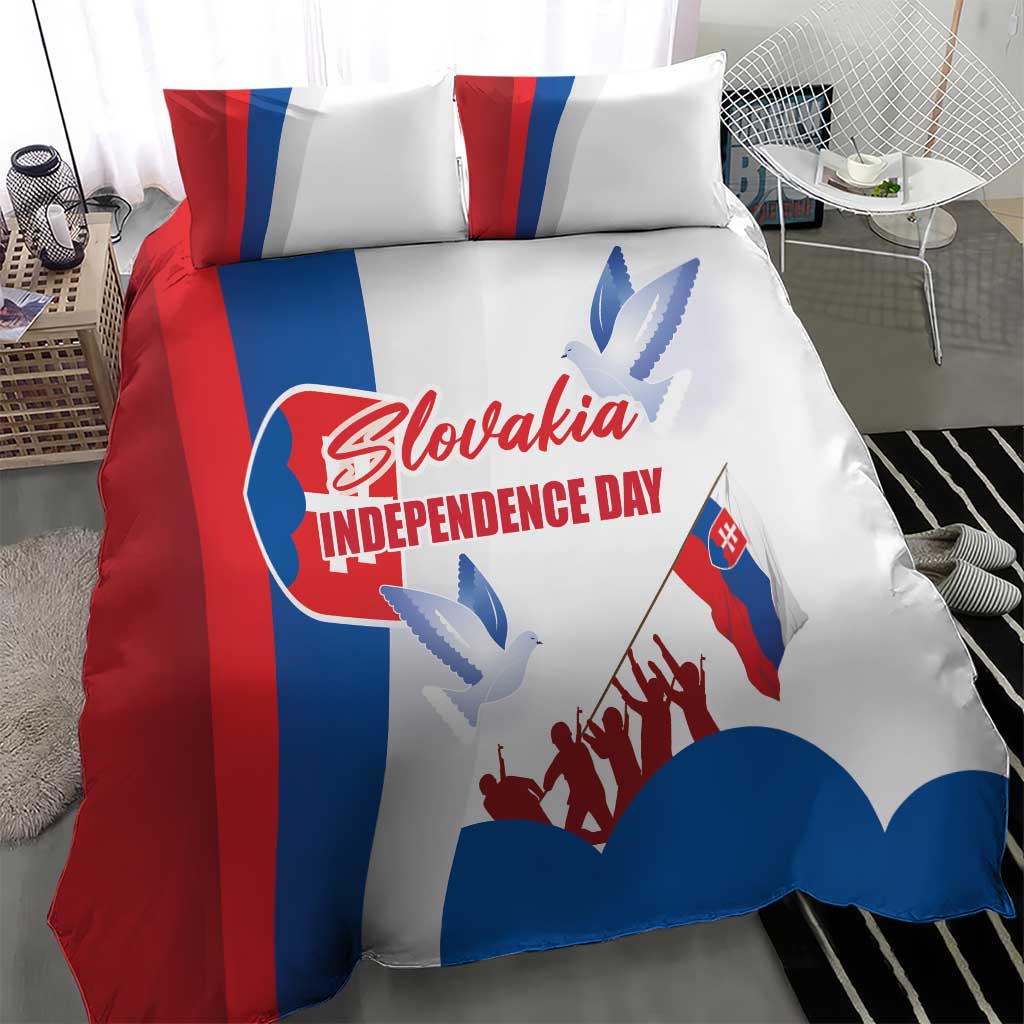 Slovakia Independence Day Bedding Set 17th July 1992