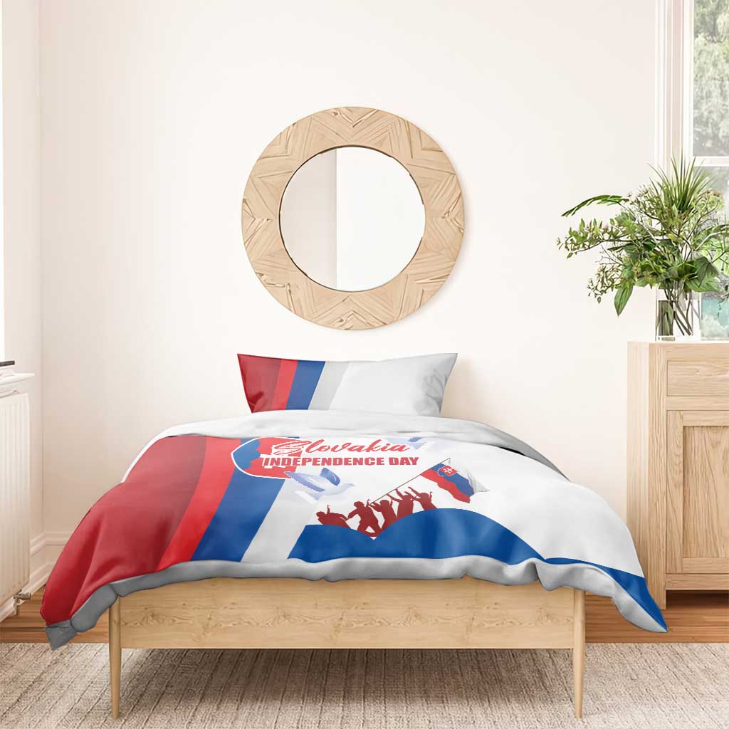 Slovakia Independence Day Bedding Set 17th July 1992