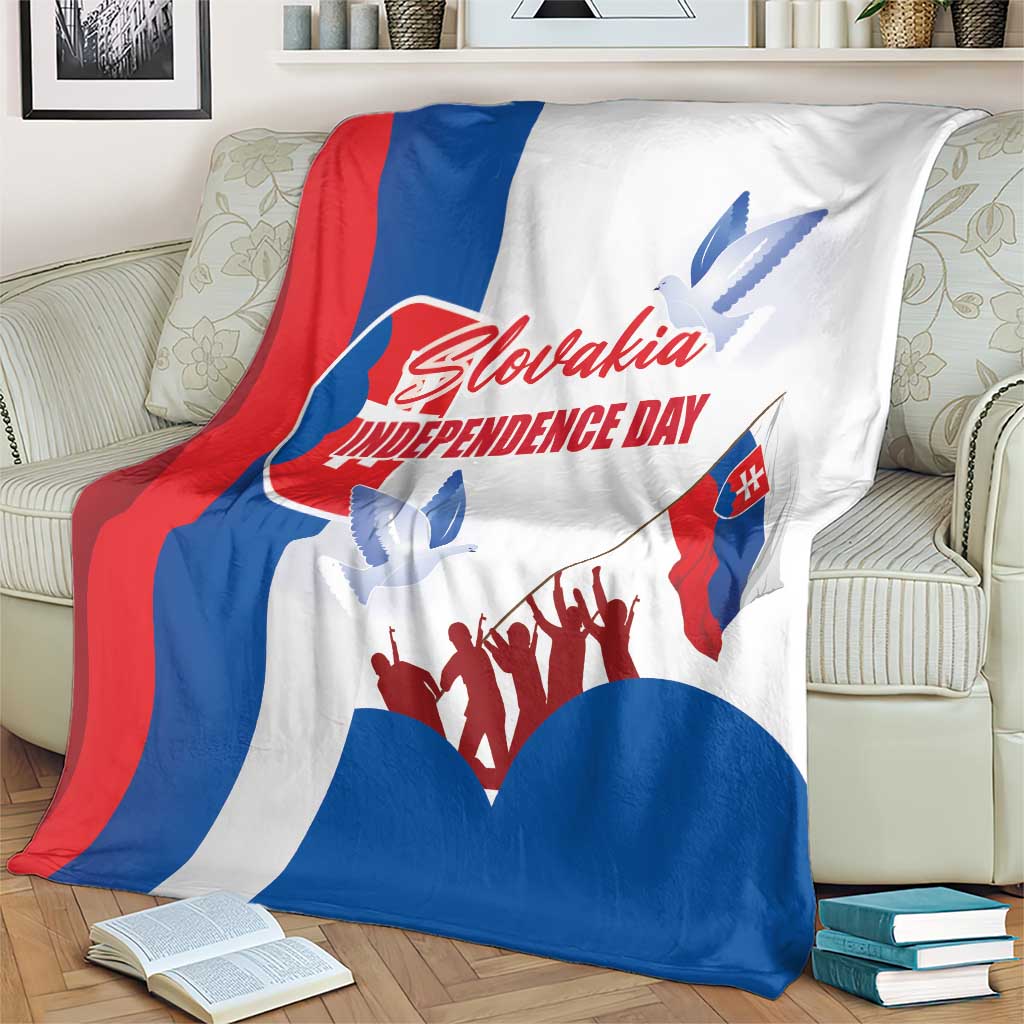 Slovakia Independence Day Blanket 17th July 1992