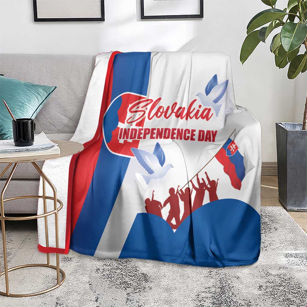 Slovakia Independence Day Blanket 17th July 1992