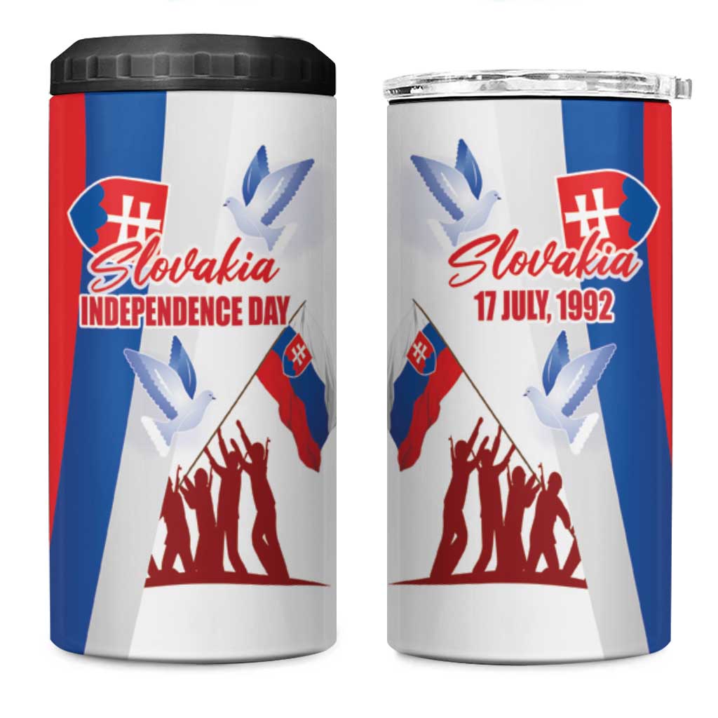 Slovakia Independence Day 4 in 1 Can Cooler Tumbler 17th July 1992