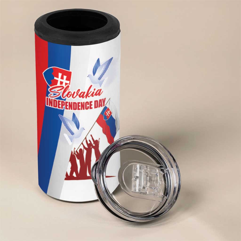 Slovakia Independence Day 4 in 1 Can Cooler Tumbler 17th July 1992