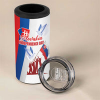 Slovakia Independence Day 4 in 1 Can Cooler Tumbler 17th July 1992