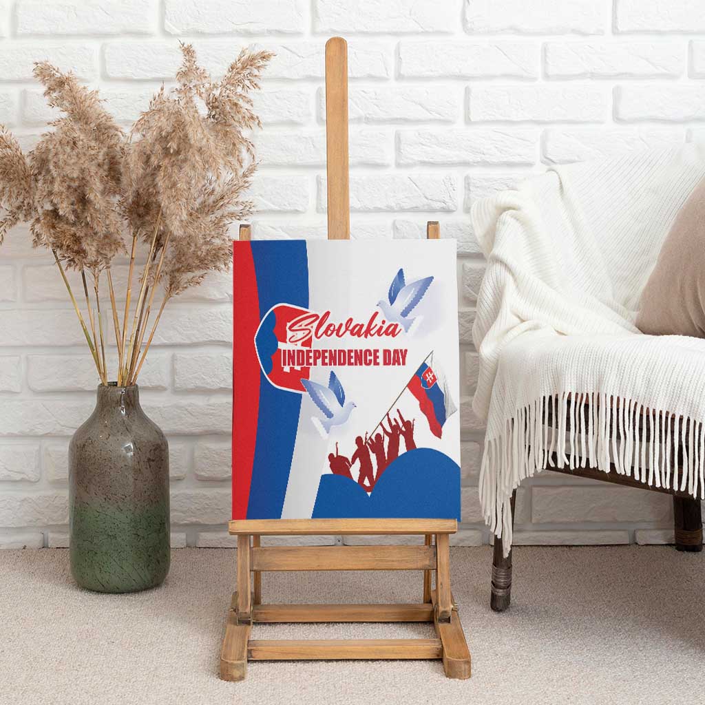 Slovakia Independence Day Canvas Wall Art 17th July 1992