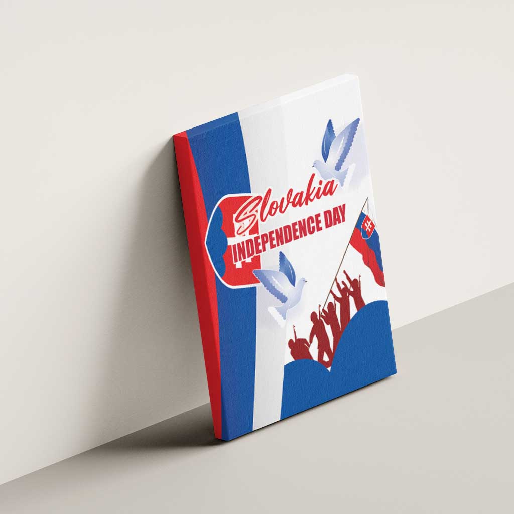 Slovakia Independence Day Canvas Wall Art 17th July 1992