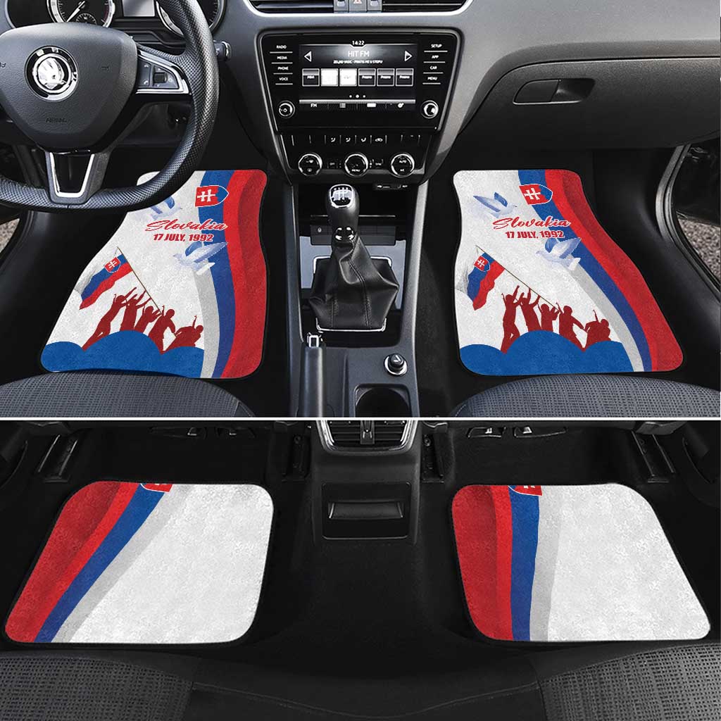 Slovakia Independence Day Car Mats 17th July 1992