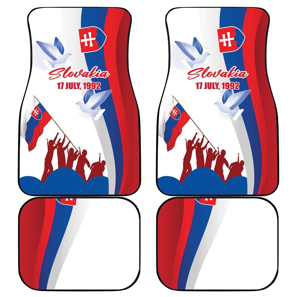 Slovakia Independence Day Car Mats 17th July 1992