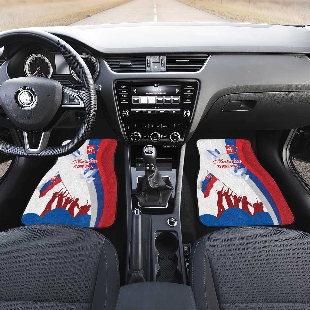 Slovakia Independence Day Car Mats 17th July 1992