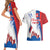 Slovakia Independence Day Couples Matching Short Sleeve Bodycon Dress and Hawaiian Shirt 17th July 1992