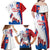 Slovakia Independence Day Family Matching Off Shoulder Maxi Dress and Hawaiian Shirt 17th July 1992