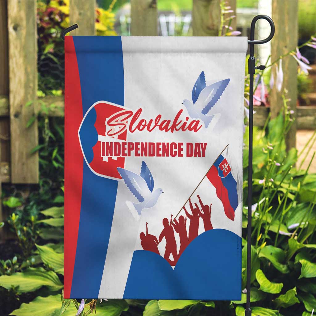 Slovakia Independence Day Garden Flag 17th July 1992