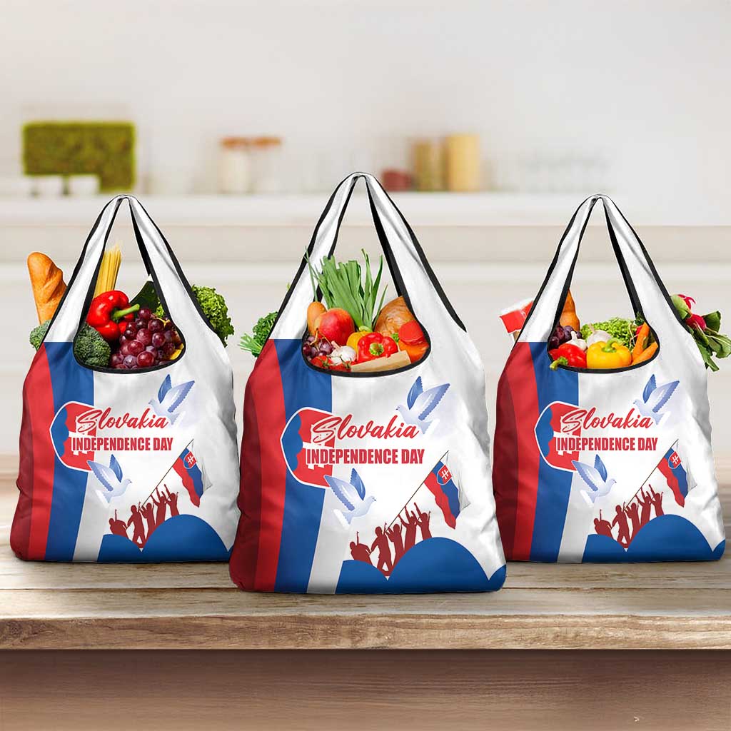 Slovakia Independence Day Grocery Bag 17th July 1992