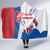 Slovakia Independence Day Hooded Blanket 17th July 1992