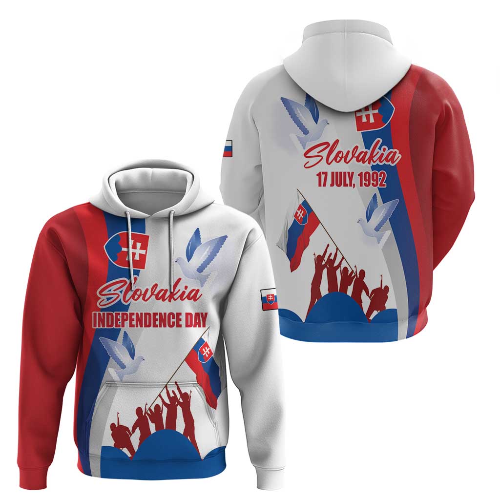 Slovakia Independence Day Hoodie 17th July 1992