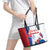 Slovakia Independence Day Leather Tote Bag 17th July 1992