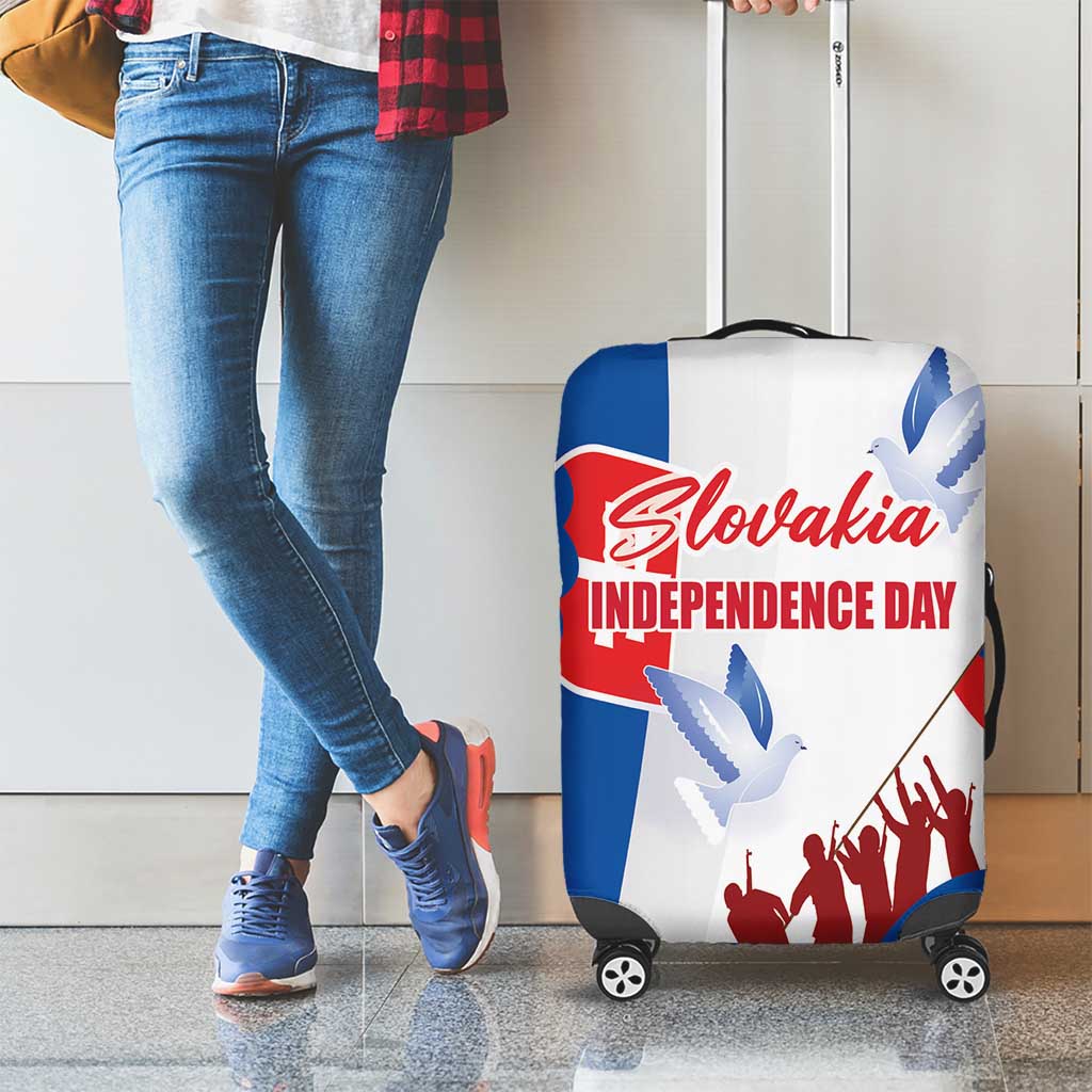 Slovakia Independence Day Luggage Cover 17th July 1992