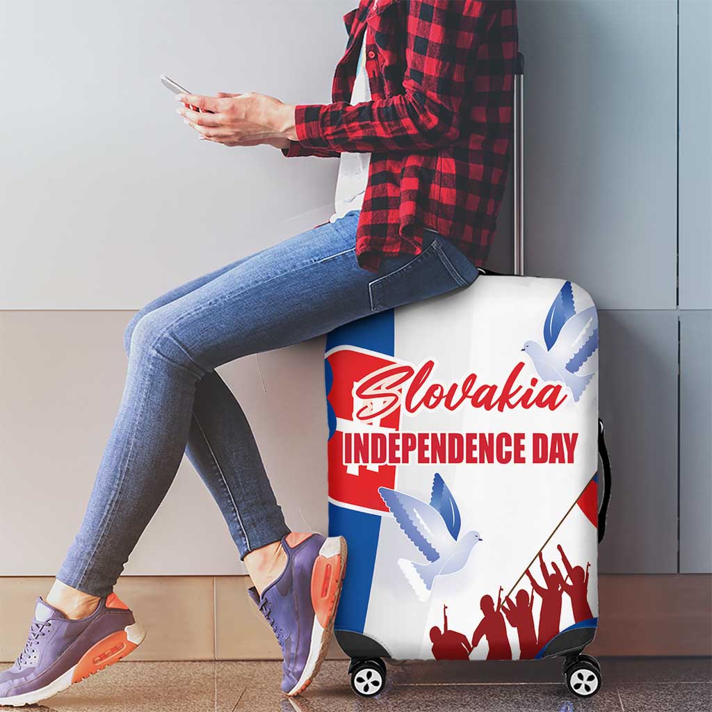 Slovakia Independence Day Luggage Cover 17th July 1992