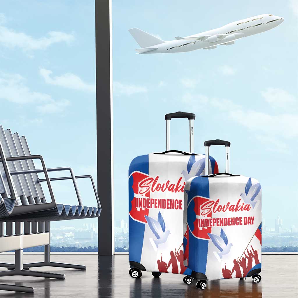 Slovakia Independence Day Luggage Cover 17th July 1992