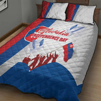 Slovakia Independence Day Quilt Bed Set 17th July 1992