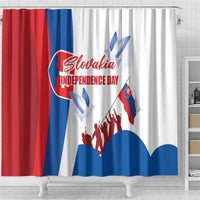 Slovakia Independence Day Shower Curtain 17th July 1992