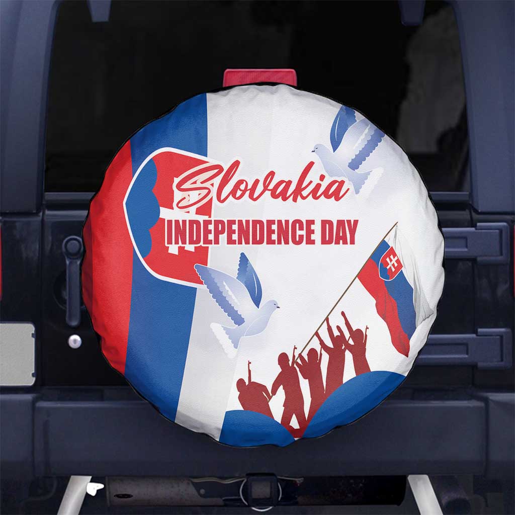 Slovakia Independence Day Spare Tire Cover 17th July 1992