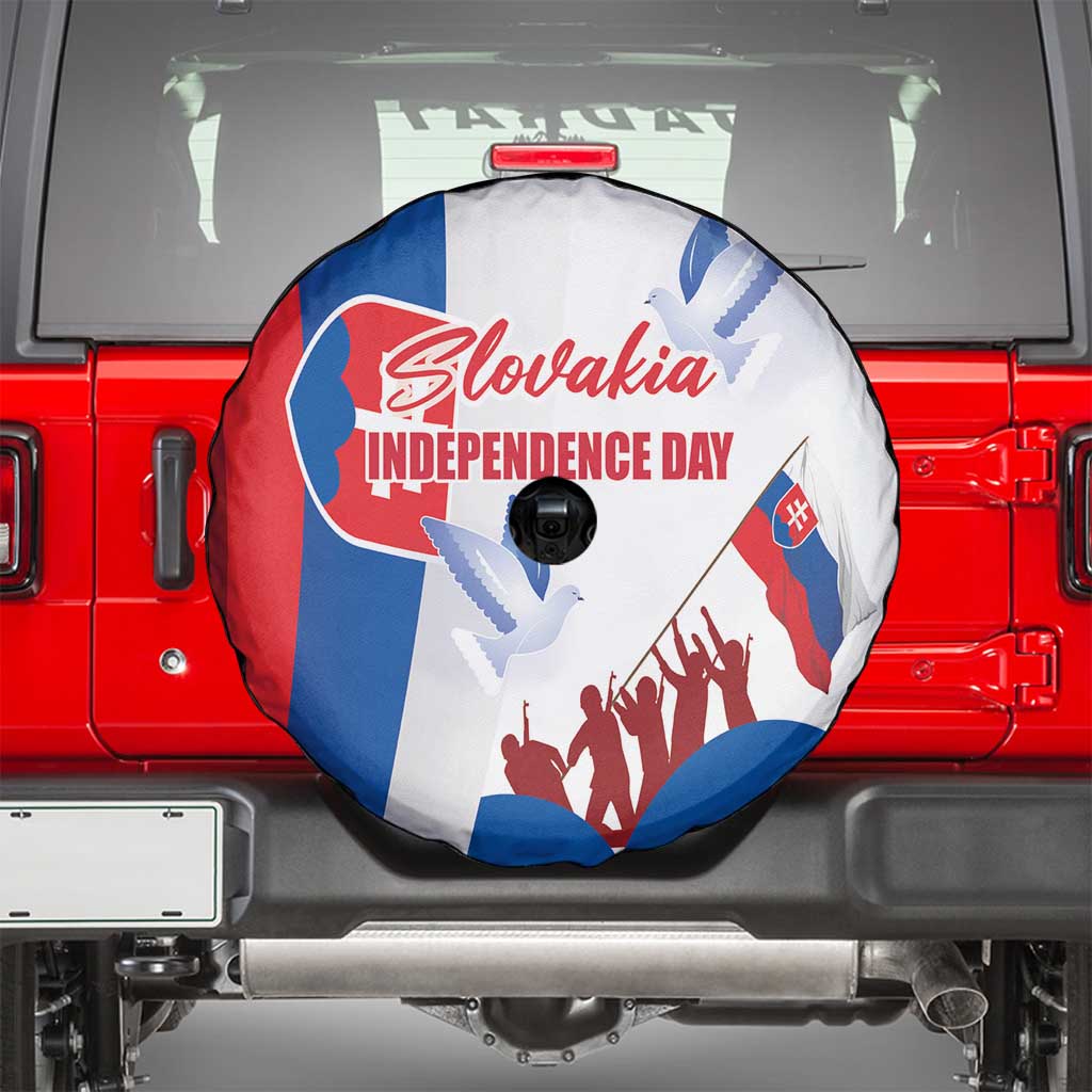 Slovakia Independence Day Spare Tire Cover 17th July 1992