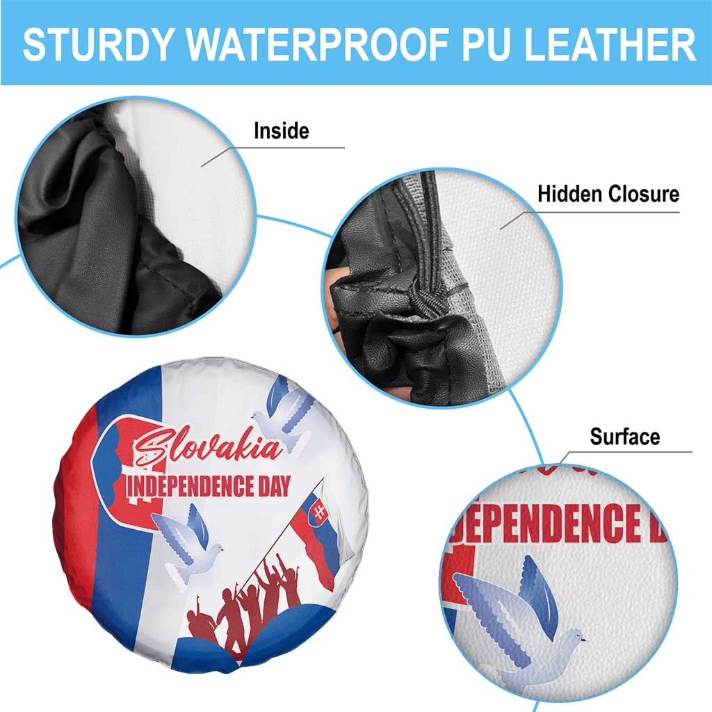 Slovakia Independence Day Spare Tire Cover 17th July 1992