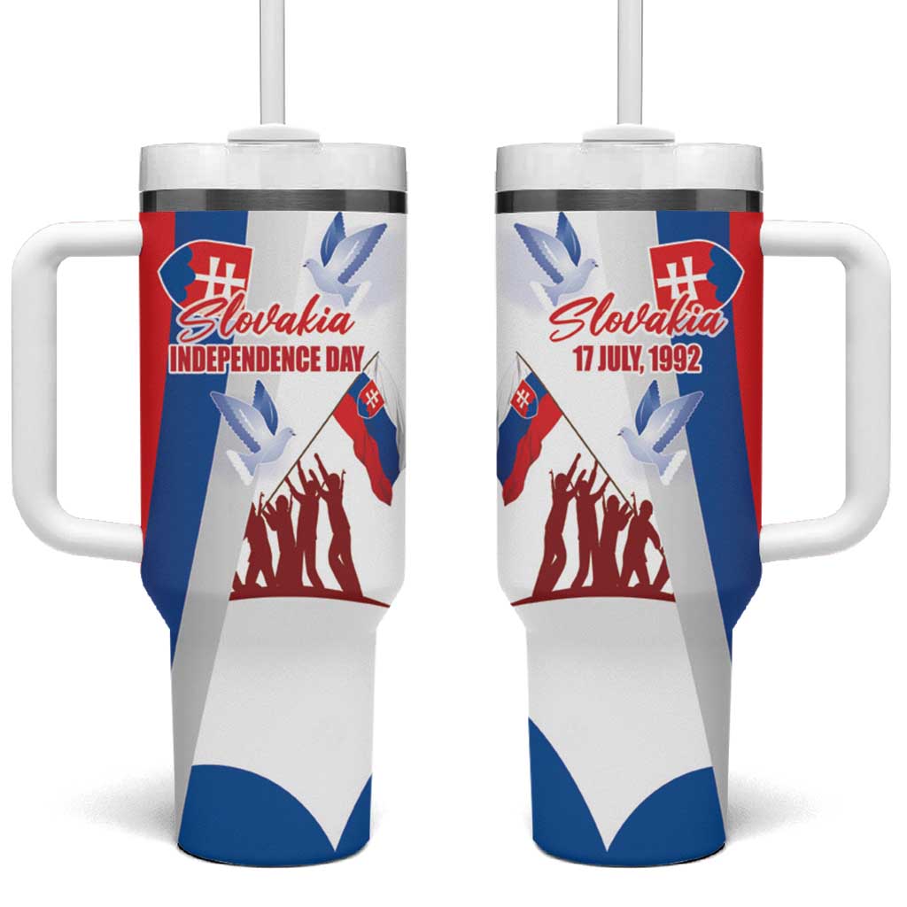 Slovakia Independence Day Tumbler With Handle 17th July 1992
