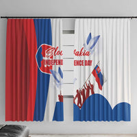 Slovakia Independence Day Window Curtain 17th July 1992
