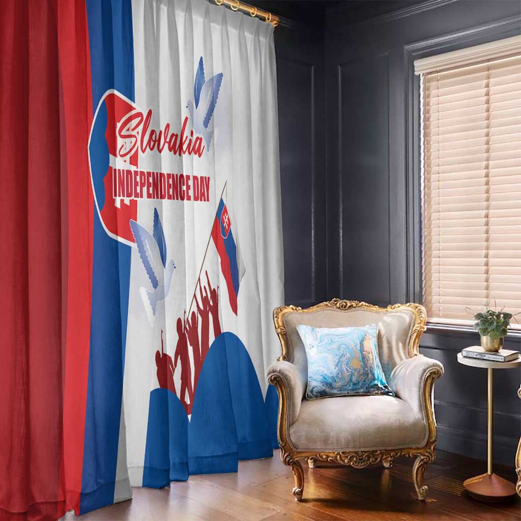 Slovakia Independence Day Window Curtain 17th July 1992