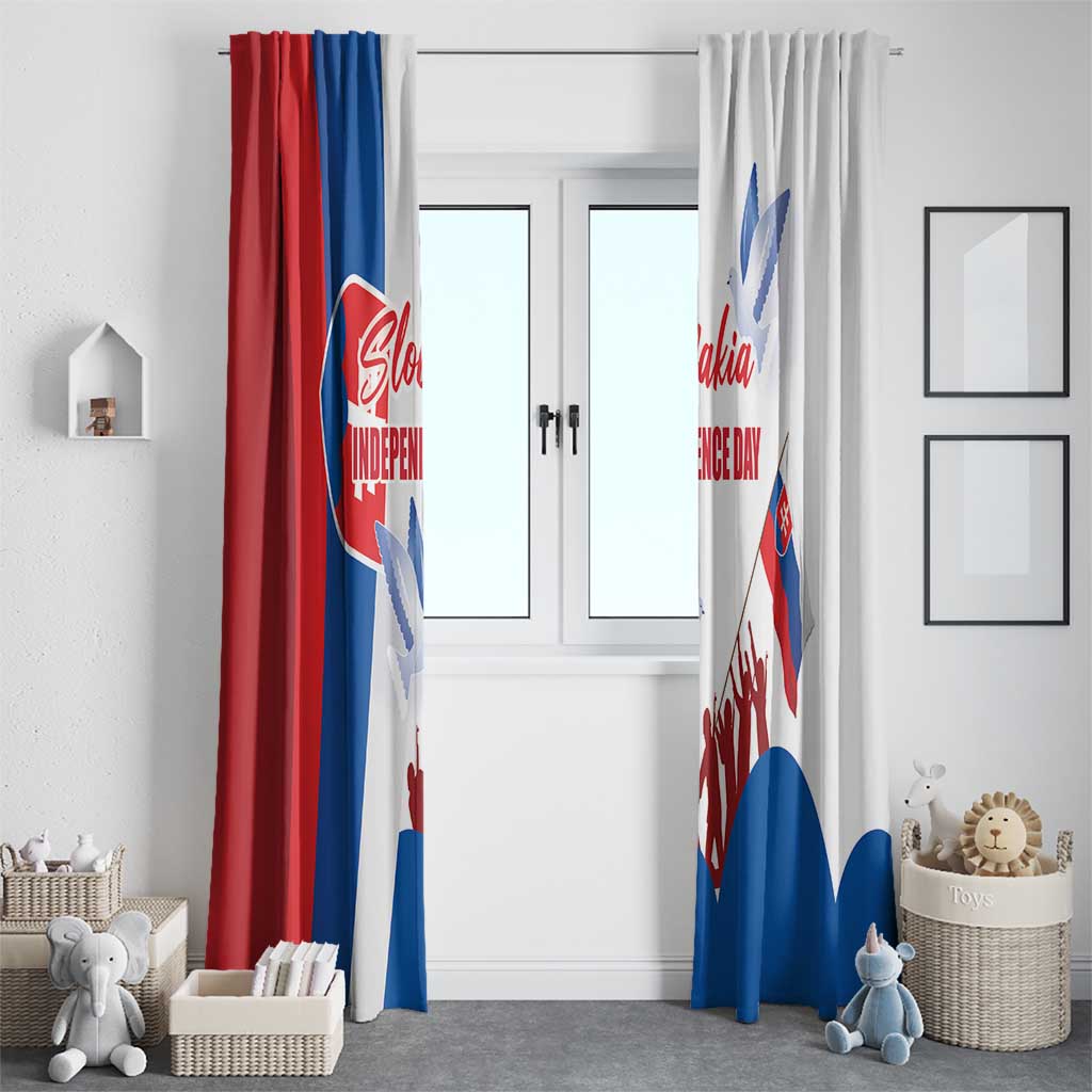Slovakia Independence Day Window Curtain 17th July 1992