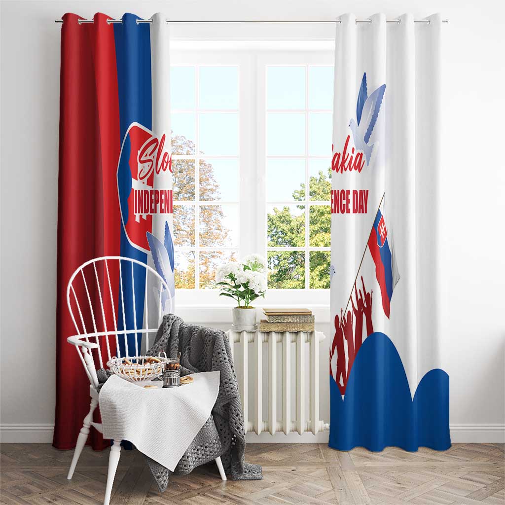 Slovakia Independence Day Window Curtain 17th July 1992