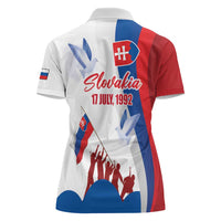 Slovakia Independence Day Women Polo Shirt 17th July 1992