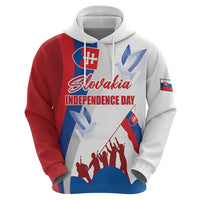 Slovakia Independence Day Zip Hoodie 17th July 1992