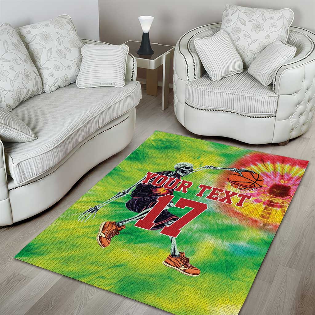 Custom Lithuania Basketball Area Rug Retro Style Version 1992