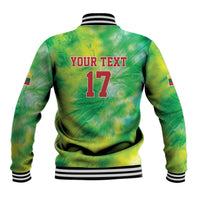 Custom Lithuania Basketball Baseball Jacket Retro Style Version 1992