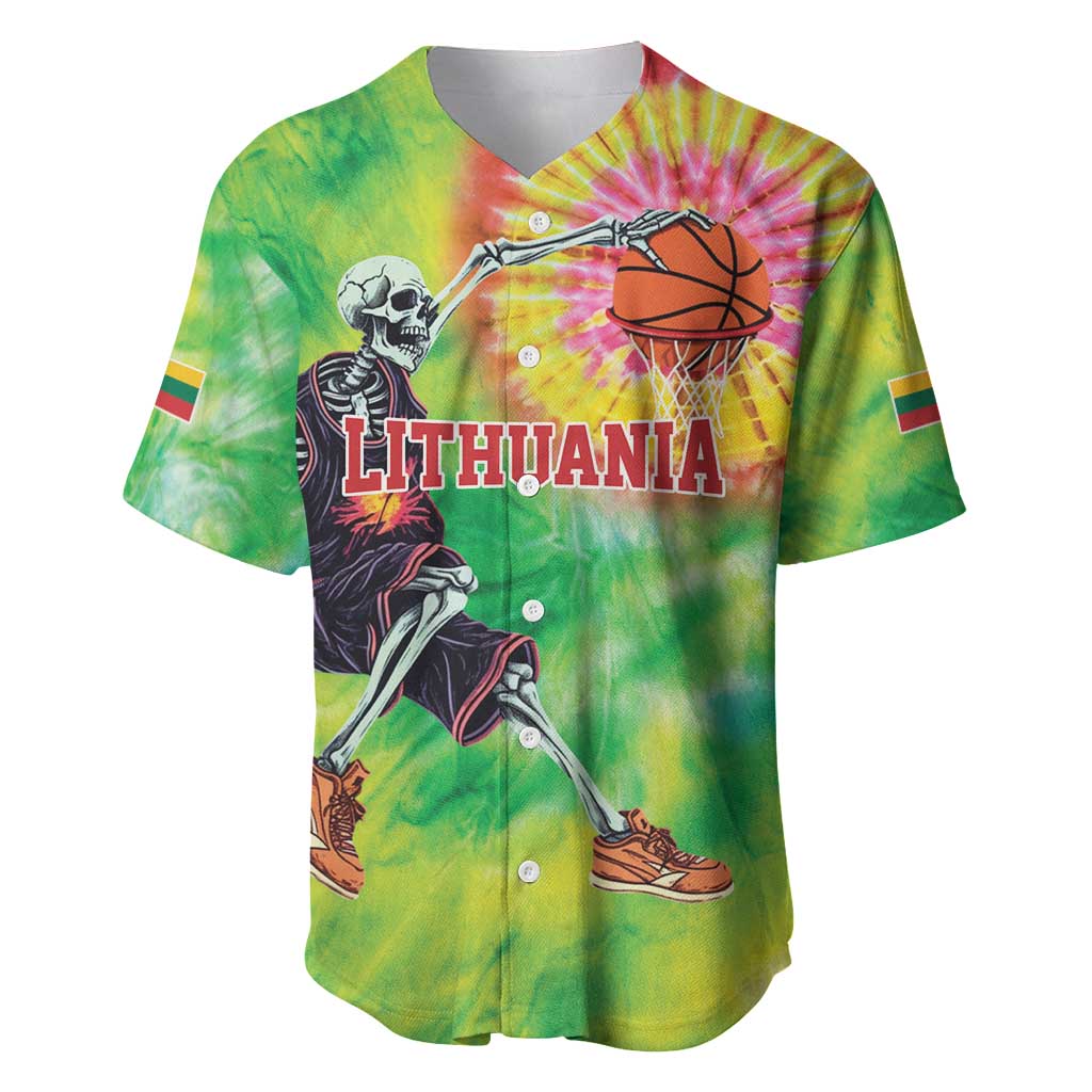 Custom Lithuania Basketball Baseball Jersey Retro Style Version 1992
