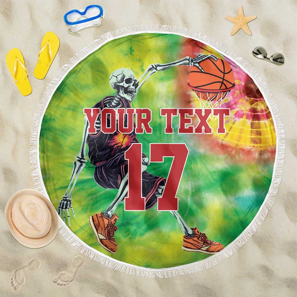 Custom Lithuania Basketball Beach Blanket Retro Style Version 1992