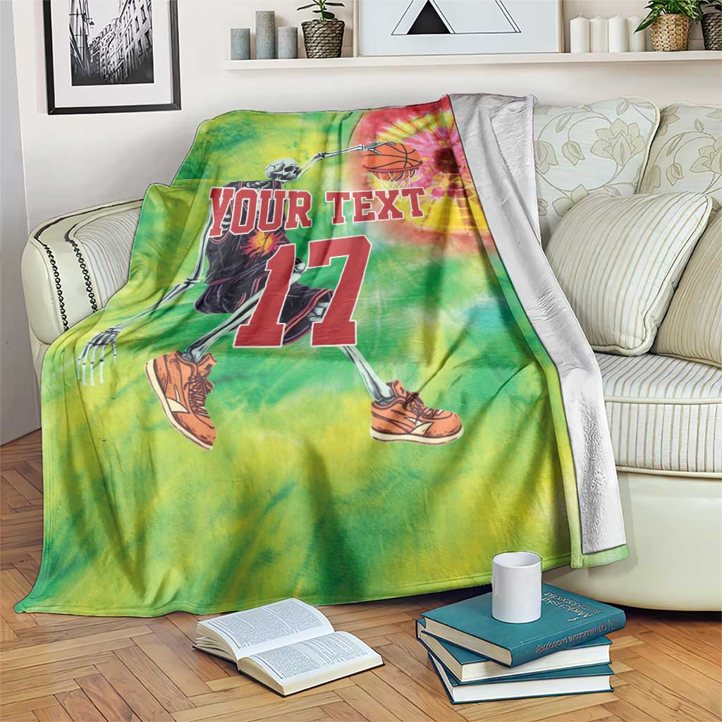 Custom Lithuania Basketball Blanket Retro Style Version 1992