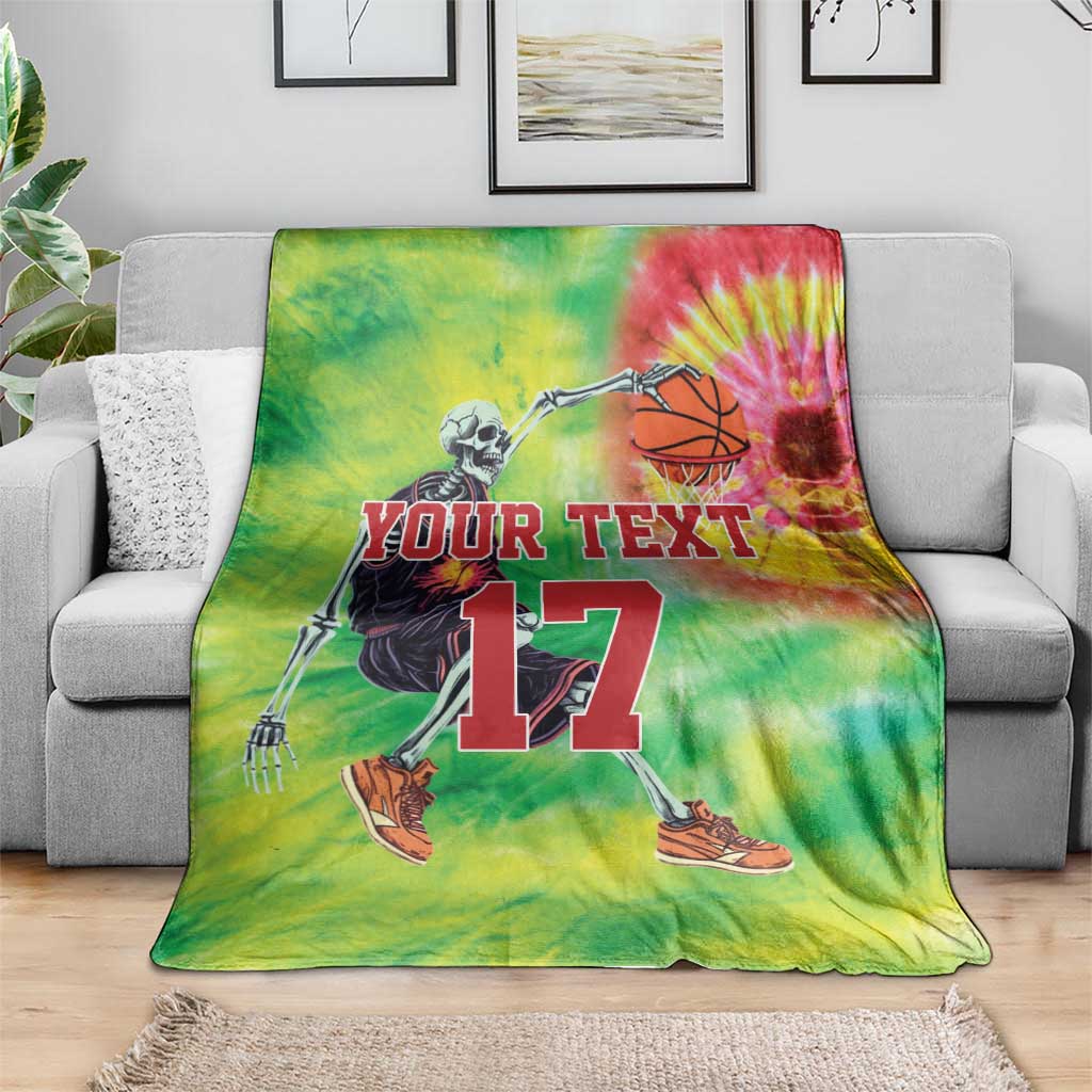 Custom Lithuania Basketball Blanket Retro Style Version 1992