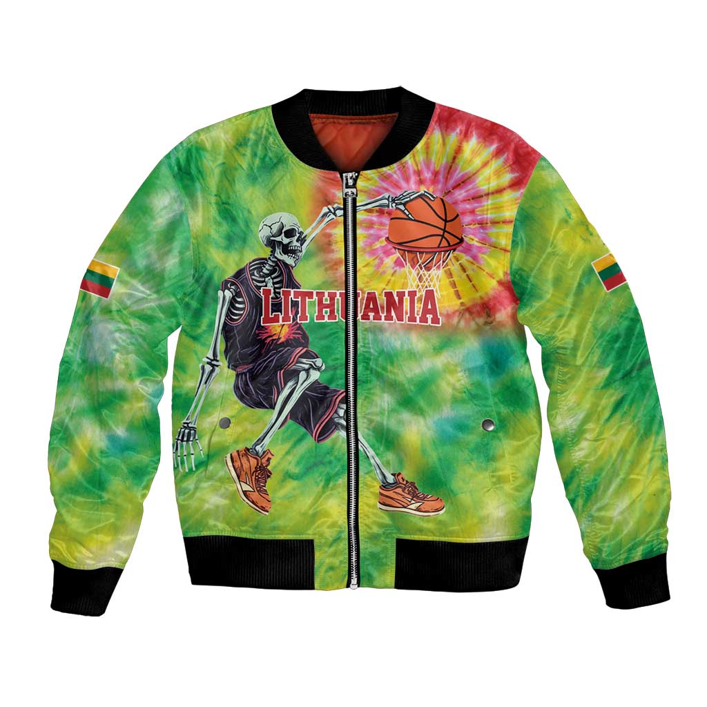 Custom Lithuania Basketball Bomber Jacket Retro Style Version 1992
