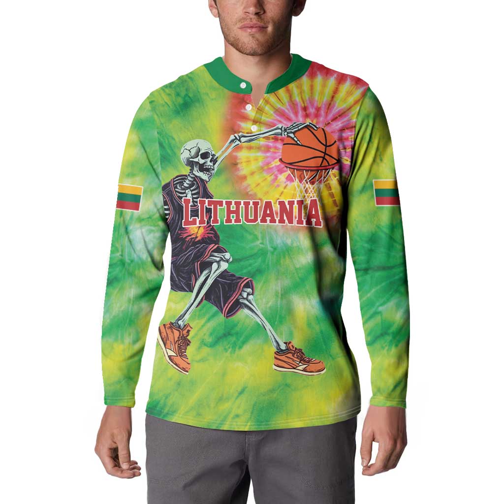 Custom Lithuania Basketball Button Sweatshirt Retro Style Version 1992