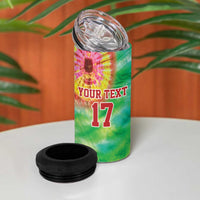 Custom Lithuania Basketball 4 in 1 Can Cooler Tumbler Retro Style Version 1992